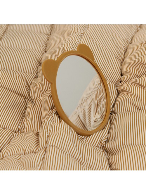 miroir ours silicone heidi liewood terracotta sienne peppermint golden caramel décoration accessoire chambre enfant rose pied
